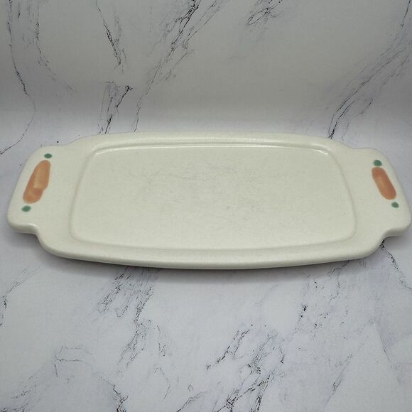 TAOS TREASURE CRAFT BUTTER DISH Southwest Adobe Stone Ware Made In The USA - Picture 2 of 12